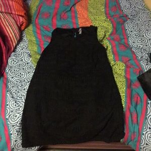 Little black sleeveless dress